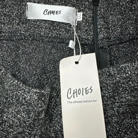 Elegant Gray Women's Skirt - Picture 6 of 7